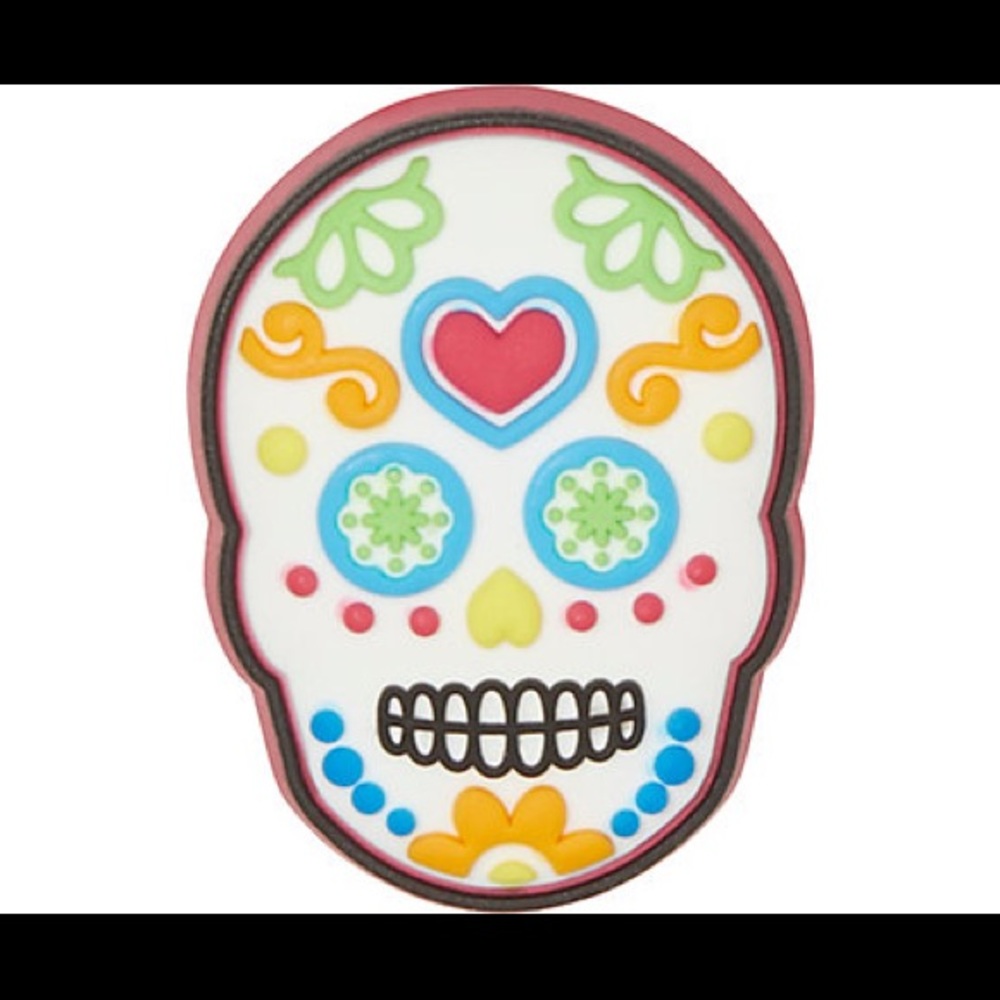 Sugar skull crocs jibbitz